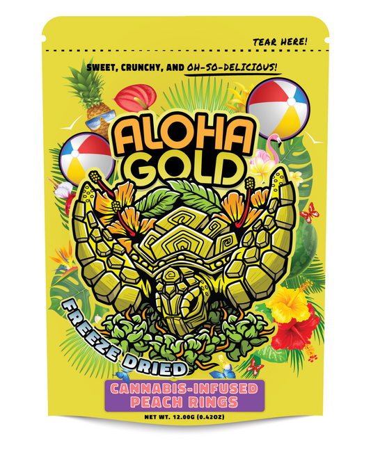 Peach Rings (100mg) Freeze Dried Edibles
