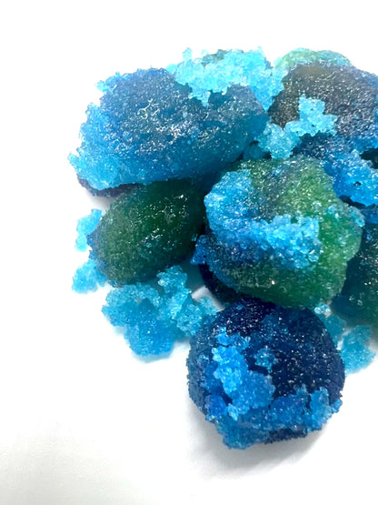 Sour Blue Raspberry Gushies (100mg) by Aloha Gold Edibles